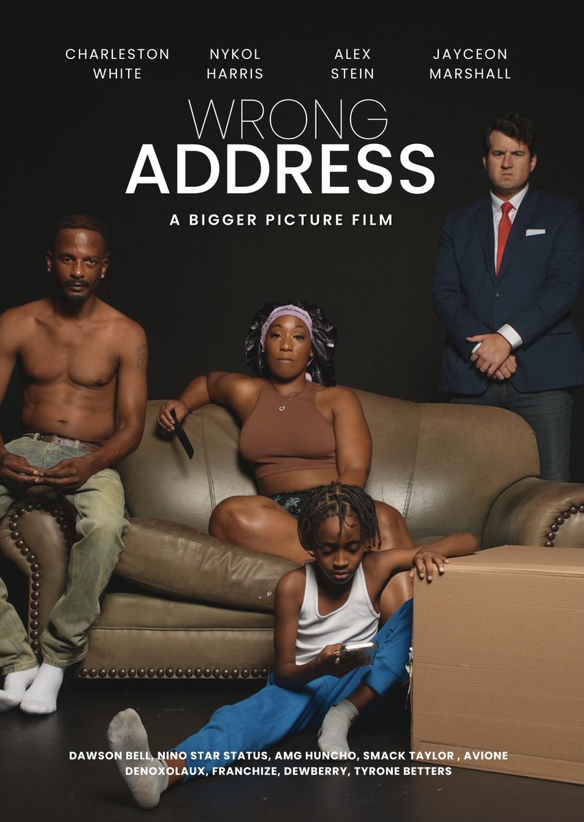 alexstein99's tweet photo. Ayo Dallas, we poppin’ off this Saturday Night! Our Movie…Wrong Address.. starring Charleston White &amp; yours truly is premiering November 16th in Dallas!

come thru or miss out! 🎥🎞️

Get tickets to the Premiere in Dallas🔻
https://t.co/sBkj5O9dYf https://t.co/1BhSdsUQKV