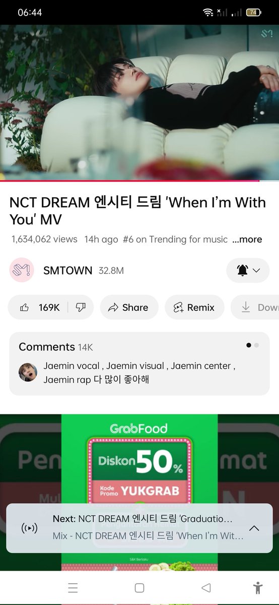 afternojaem's tweet photo. LET’S STREAMING WHEN I’M WITH YOU MV 🍀

▶️https://t.co/y8UPXzRa8y

izin tag🍀 —  @3JSPACE @chomominc 
#NCTDREAM_WhenImWithYou #WhenImWith7DREAM 
#When_시즈니_With_7드림 https://t.co/OphfLNinCM