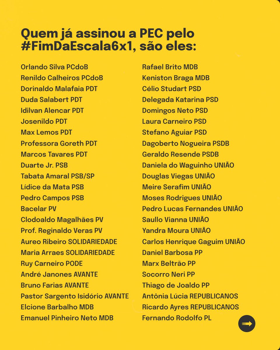 rickazzevedo's tweet photo. Nossa luta já tomou o Brasil. Avançamos nas ruas, nas redes e no Congresso, sem voltar atrás. Continuem cobrando o apoio dos Deputados à nossa PEC. A classe trabalhadora está fazendo história.

Vamos com tudo @ErikakHilton 

FIM DA ESCALA 6X1 https://t.co/oo1QWAnMIM