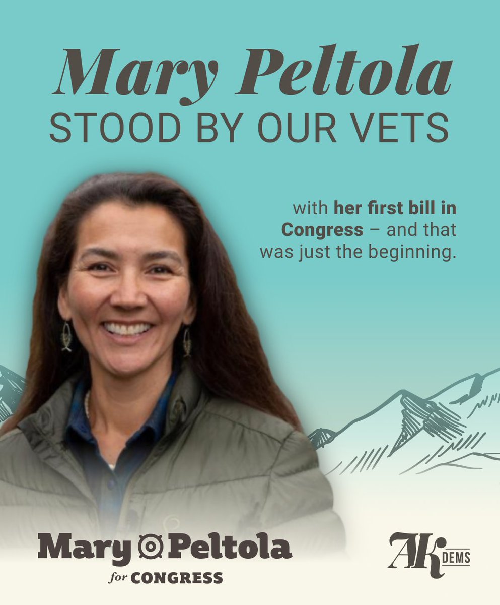 From the very beginning of her time in office, <a href="/MaryPeltola/">Mary Peltola</a> has stood by our veterans.