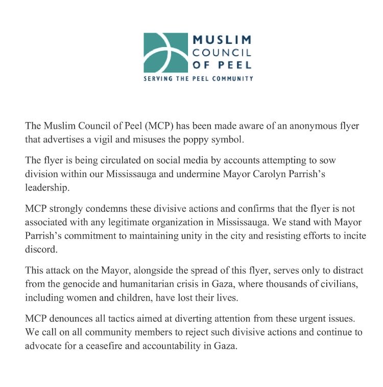 Mayor Carolyn Parrish tweet media