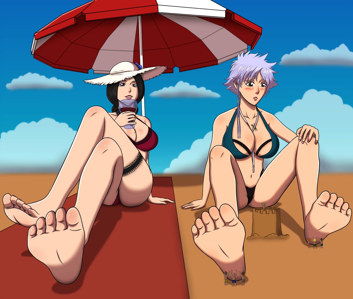 "Bleach at the Beach"
[Commission] for <a href="/CooIstepbro/">Coolstepbro</a>
#Sizetwitter #sizedifference #size_kink #giantess #Commission #commissionsopen #commissionart #巨大娘 #女巨人 #macrophilia #microphilia #BLEACH