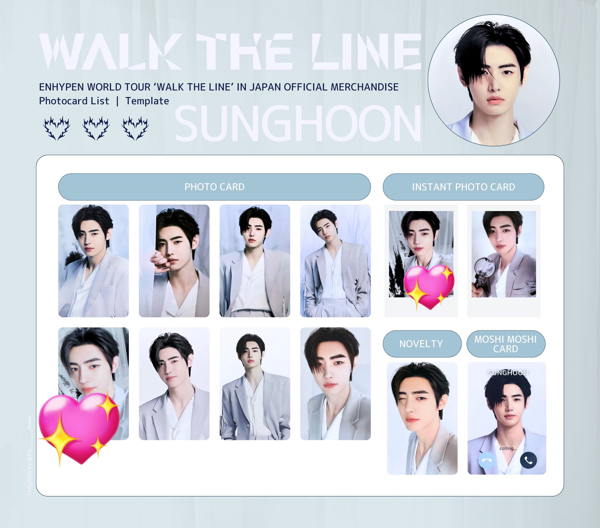 ENHYPEN WALK THE LINE ソンフン トレカ 入ん ステッカー ENHYPEN WALK THE LINE ソンフン トレカ 入ん ステッカー