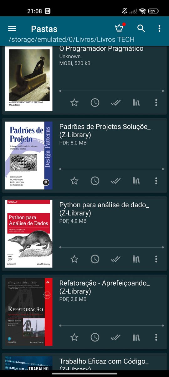 codedreams_'s tweet image. Fala, galera Tech.
Estava olhando aqui os meus arquivos e encontrei esses livros sobre programação. 
Caso alguém queira, posso enviar pelo e-mail ou WhatsApp (o x não permite enviar PDF). 
Tem mais pdfs perdidos, caso queira um específico, só falar que eu vejo aqui.
@BolhaDevs