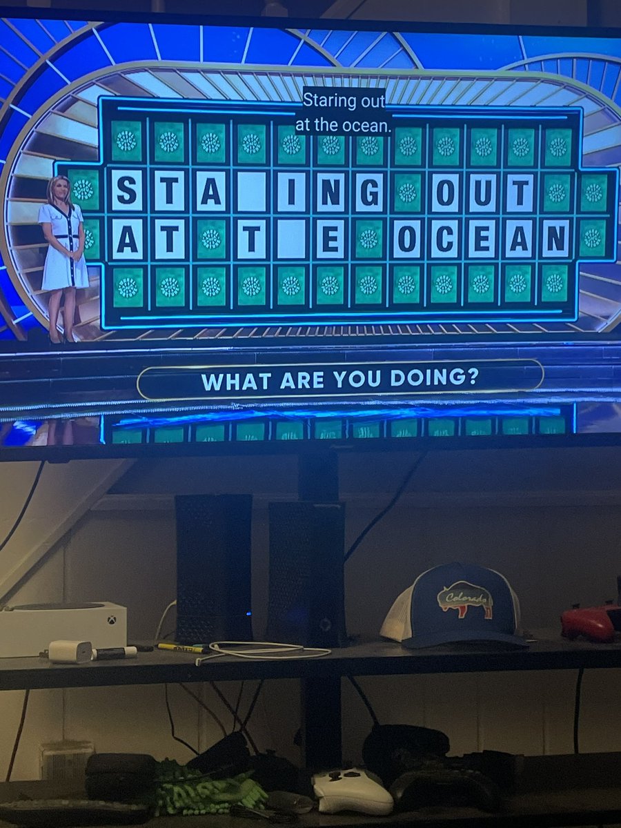 We should be concerned as a society that this guy guessed k for this puzzle