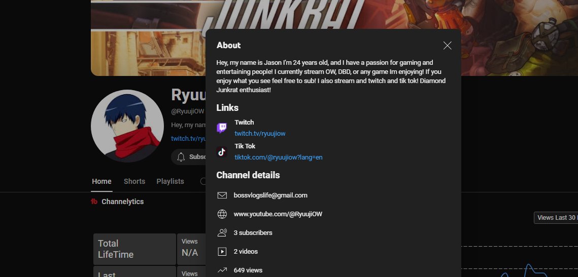 RyuujiOWW's tweet photo. @TeamYouTube both under the same email ! and its not letting me switch to that account and im not sure why https://t.co/nXFGzd8xbh