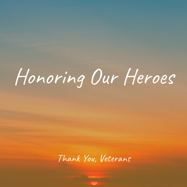 Today, we honor the courage, commitment, and sacrifices of our veterans who have served in the military. Their dedication to protecting our freedoms is something we deeply respect. Thank you to all veterans for your service, from the bottom of my heart.

#VeteransDay