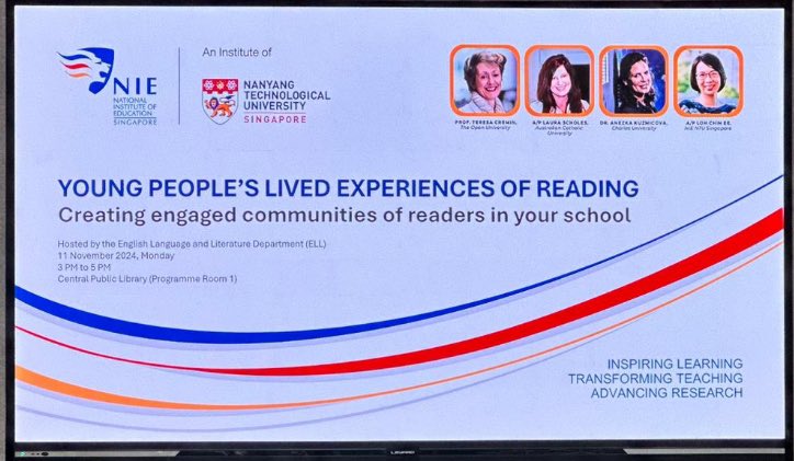 Teresa Cremin (@teresacremin) on Twitter photo Interesting discussions yesterday on children’s reading experiences and the communities needed to support <a href="/OpenUni_RfP/">Reading for Pleasure 🧶</a> <a href="/lohchinee/">Chin Ee Loh</a> <a href="/jonnybid/">Jon Biddle</a> <a href="/eduHelenHendry/">Helen Hendry</a> <a href="/Anezka_Kuz/">Anezka Kuzmicova</a> Interesting discussions yesterday on children’s reading experiences and the communities needed to support <a href="/OpenUni_RfP/">Reading for Pleasure 🧶</a> <a href="/lohchinee/">Chin Ee Loh</a> <a href="/jonnybid/">Jon Biddle</a> <a href="/eduHelenHendry/">Helen Hendry</a> <a href="/Anezka_Kuz/">Anezka Kuzmicova</a>