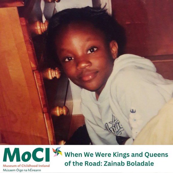 museumofci's tweet photo. #Museum30 #Transit Diverse stories on the journey to/from school (tractor/bike/walking/bus/wheelchair/horse/boat/cart/car….)👉 https://t.co/J46OWe0fzu #WhenWeWereKings #MuseumOfChildhoodIreland #TerryChristian #Zainab Boladale #AngelineBall #TomDoorley https://t.co/qXP0hmd6P1
