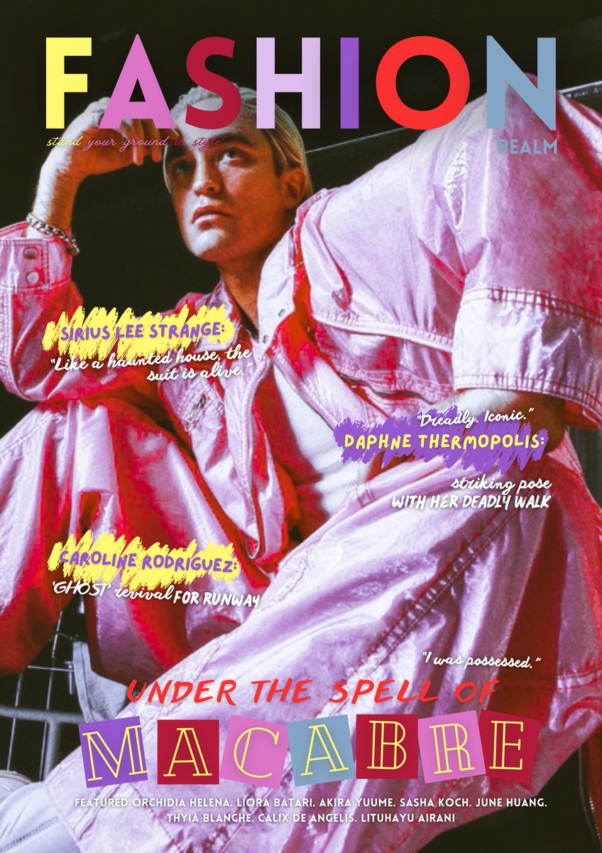 [FASHION REALM]

SP👀KTOBER HAS ENDED, but the chill remains 👻

Here's what Sirius Lee summed up for us about #REQUIEMbyMACABRE in the behind-the-scenes cover shoot: