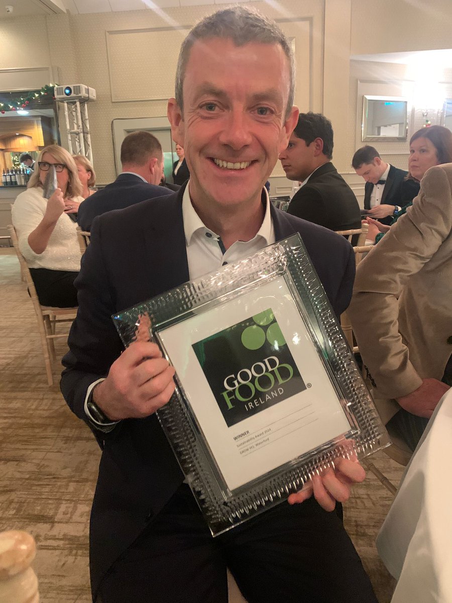 We won.. ! <a href="/GoodFoodIreland/">Good Food Ireland®</a> Sustainability Award <a href="/giyireland/">GIY</a> <a href="/Grow_HQ/">GROW HQ</a>