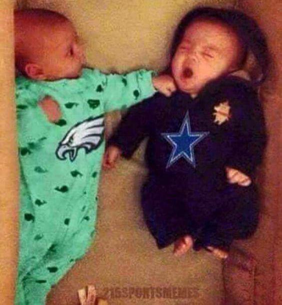 Yesterday's Eagles vs. Cowboys game...