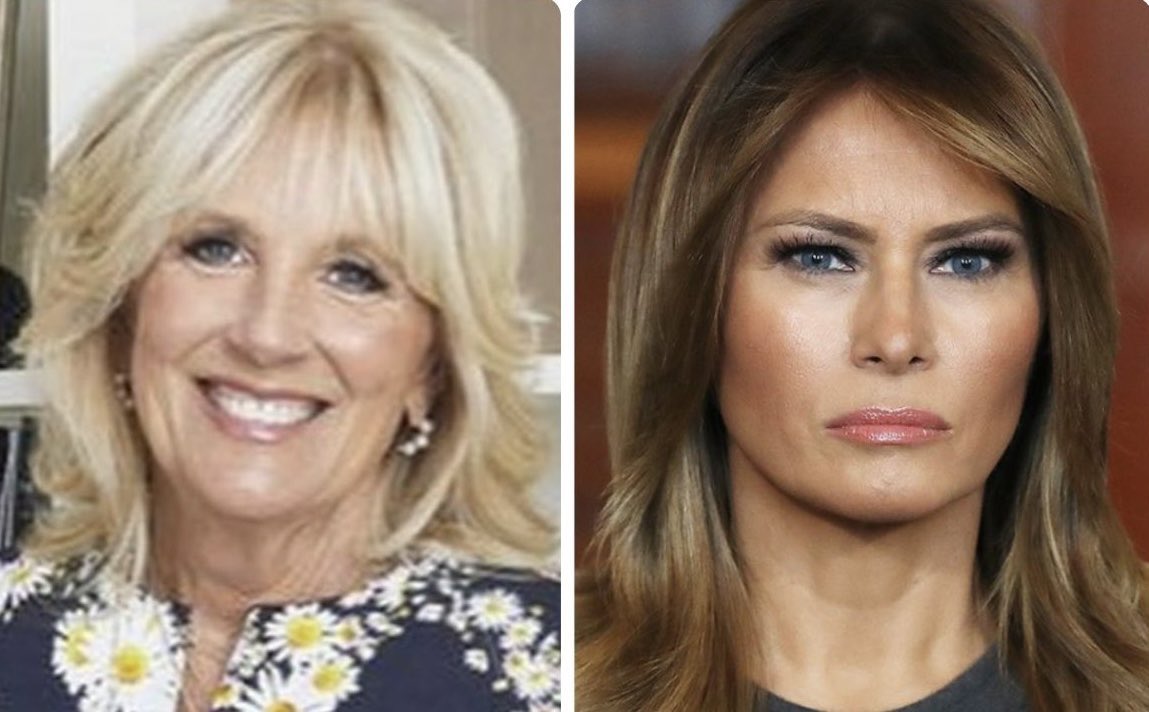 Melania Trump has refused an invitation to meet with Jill Biden at the White House. 

First Lady Doctor Jill Biden is classier, smarter and kinder than Melania by a long shot! 

Who agrees? 🖐️💙