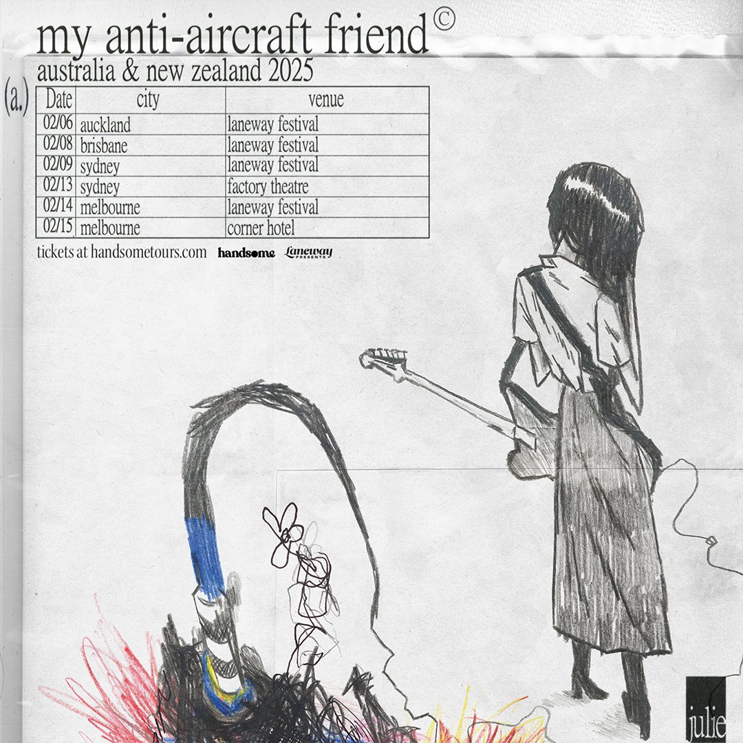 Eeeeeep julie Sydney + Melbourne #laneway2025 sideshows!