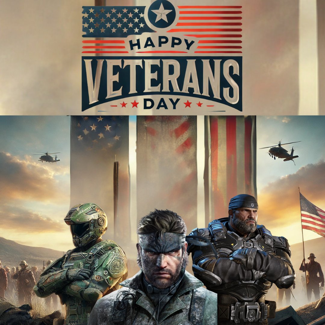 round1gaminglab's tweet photo. Honoring our real-life heroes today. Thank you to all veterans for your service. Happy Veterans Day from Round 1! https://t.co/qU1ZtwzxqU