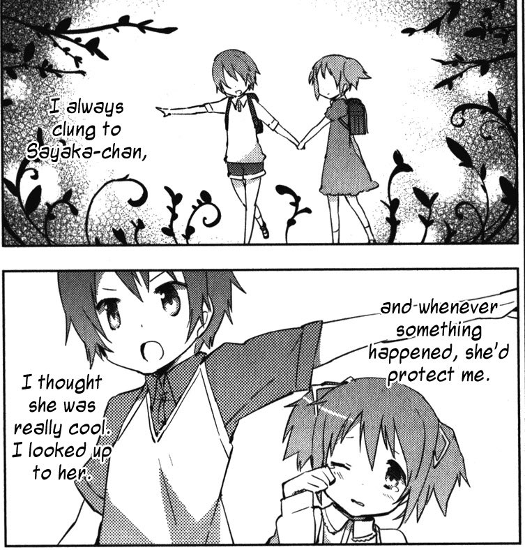 Rikashaymin's tweet photo. Baby Madoka and Sayaka will always be dear to me https://t.co/0OGDEah6Ow
