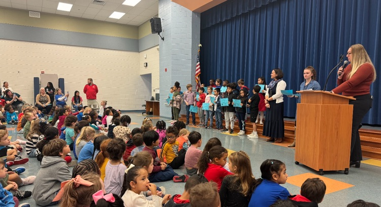 Today, PPES held our first MVP (Most Valuable Panther) Ceremony! Teachers recognized students who showed Respect during Quarter 1. Thank you to the families who joined us for the ceremony! Great job, Panthers! Next up: Integrity! <a href="/AACountySchools/">AACPS</a> #BelongGrowSucceed