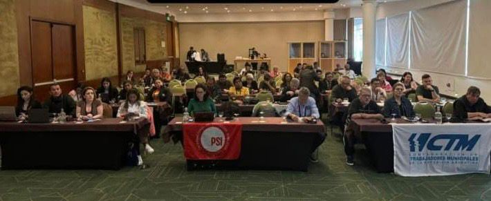 Hernán Doval fue electo Secretario General de los Municipales de América en Bogotá.

Este 11 de noviembre en la ciudad de Bogotá (Colombia) se llevaron a cabo la renovación de autoridades de la CONTRAM-ISP (Confederación de Trabajadores Municipales de las Américas) y Hernán Doval