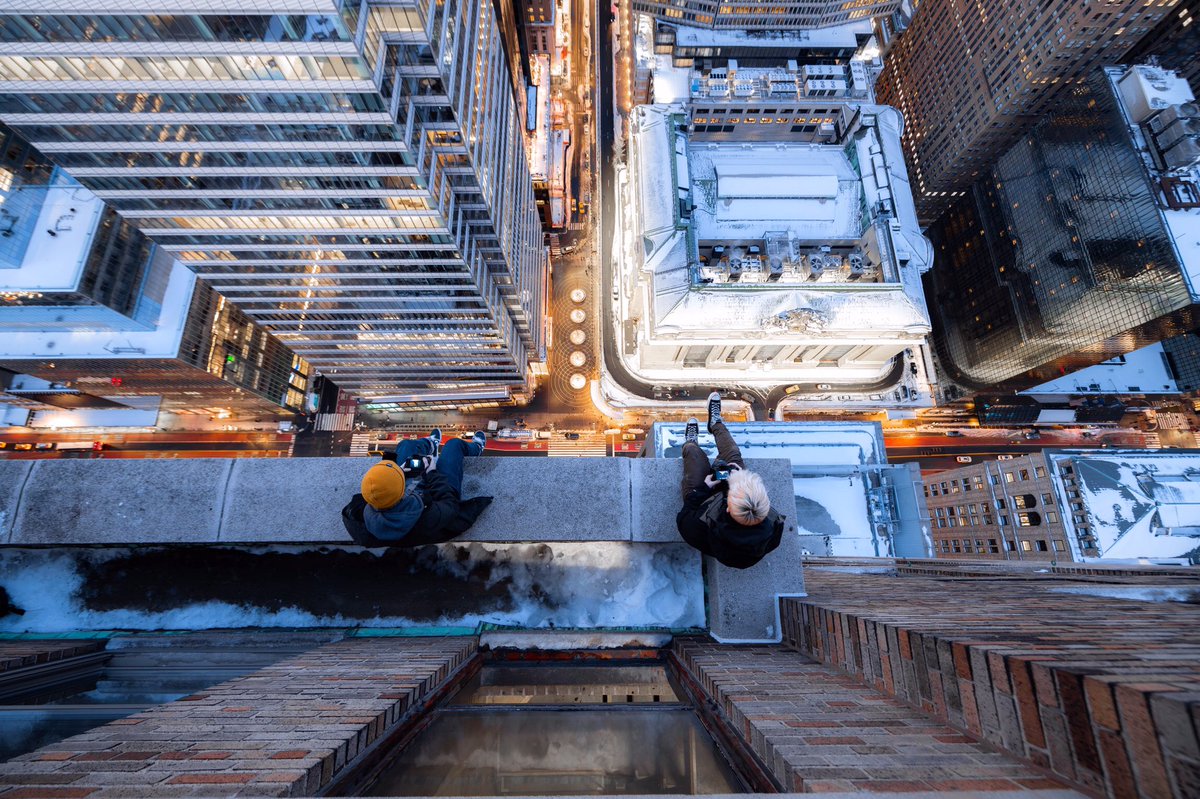 Dangling above one of the busiest train stations in the world.