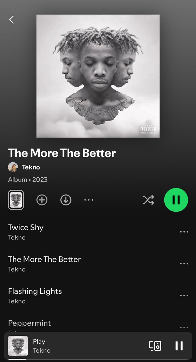 The entire album 
No skipping and I'm not exaggerating