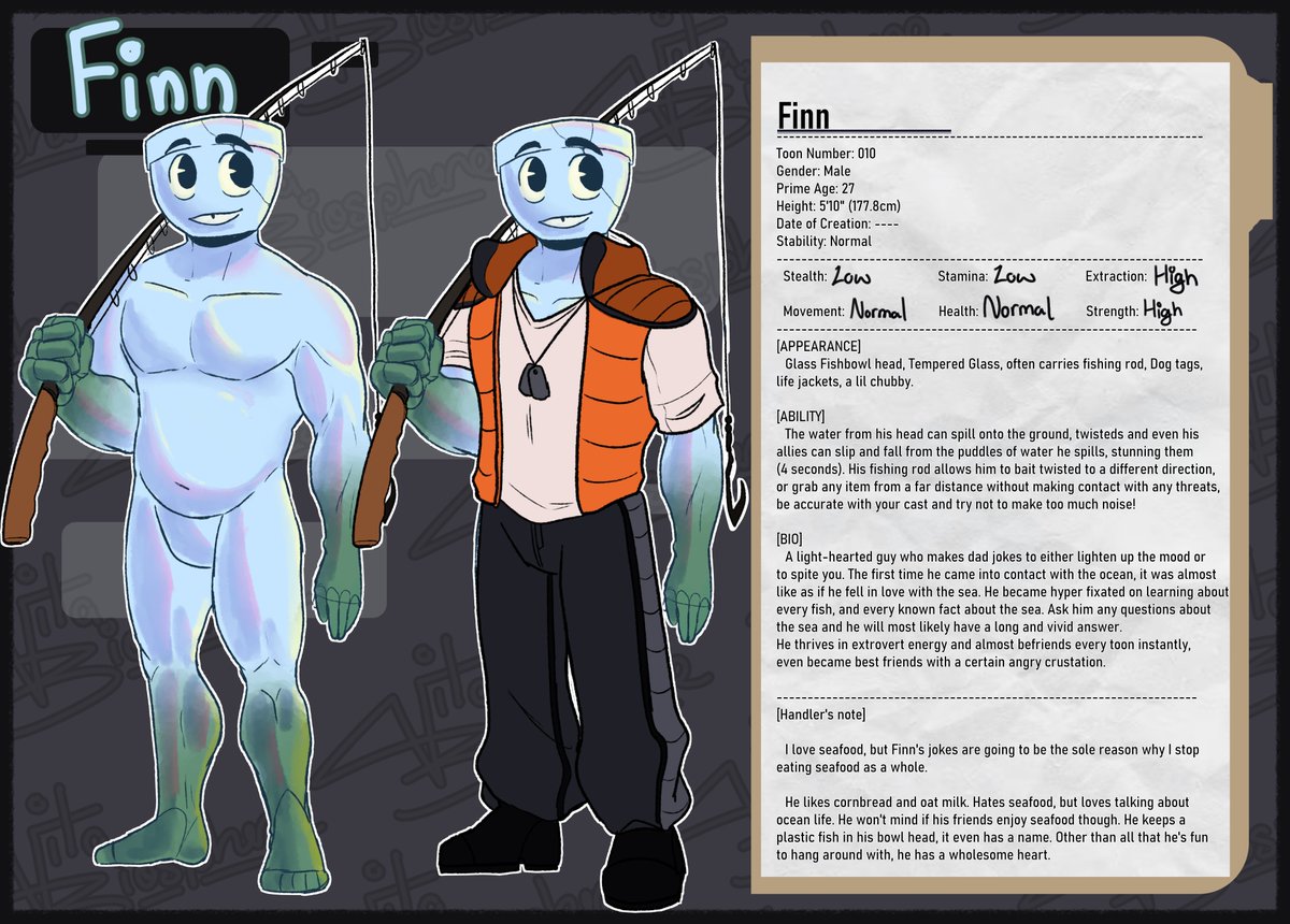 Finn's Toon Info He gives off big wholesome vibes honestly