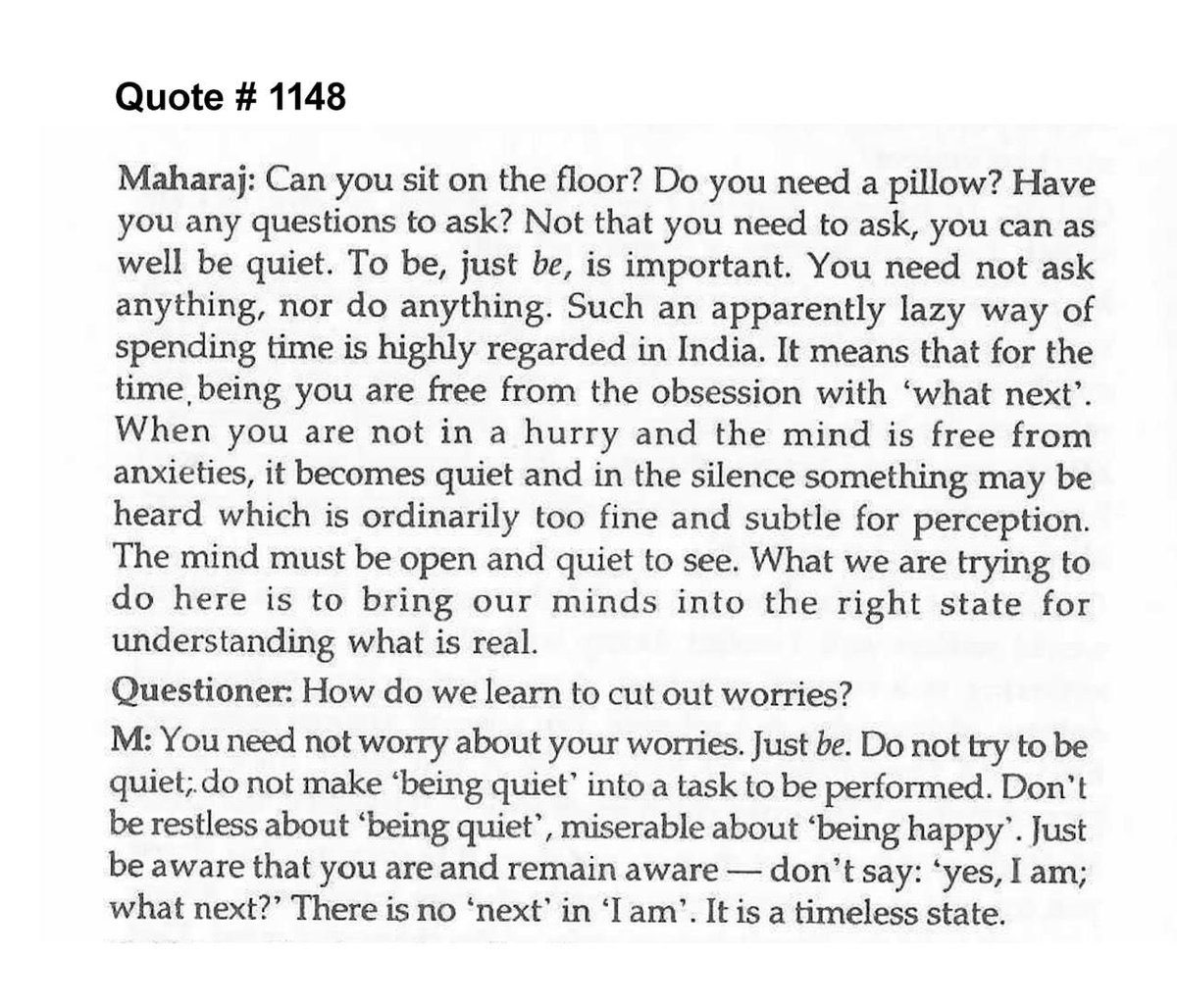 shaliniscribe's tweet image. ~ Sri Nisargadatta Maharaj
