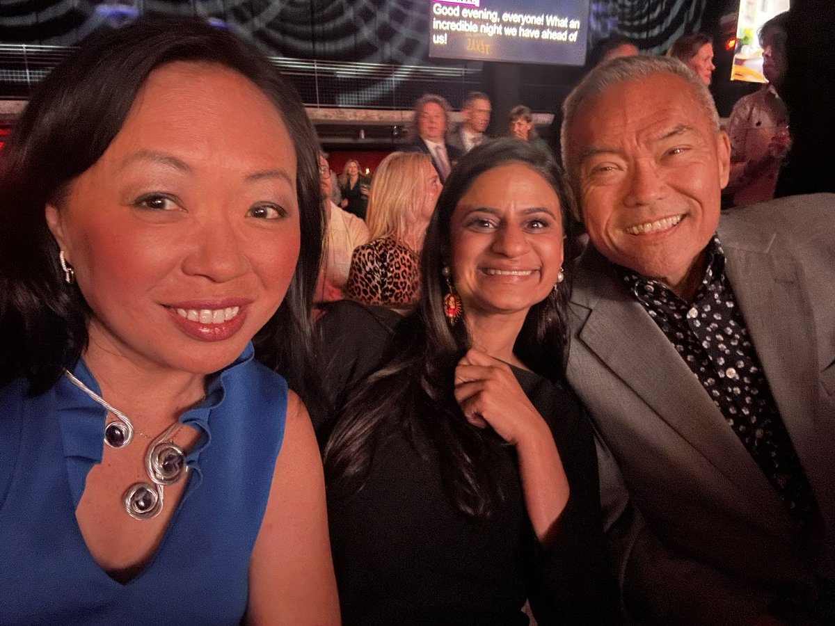 miyashay's tweet photo. In the audience with @PoojaOnTV &amp; @Nechlaw at @MichelinGuideNA. Let’s see who takes homes the #MichelinGuideTexas stars. https://t.co/OAqBlFEAcc