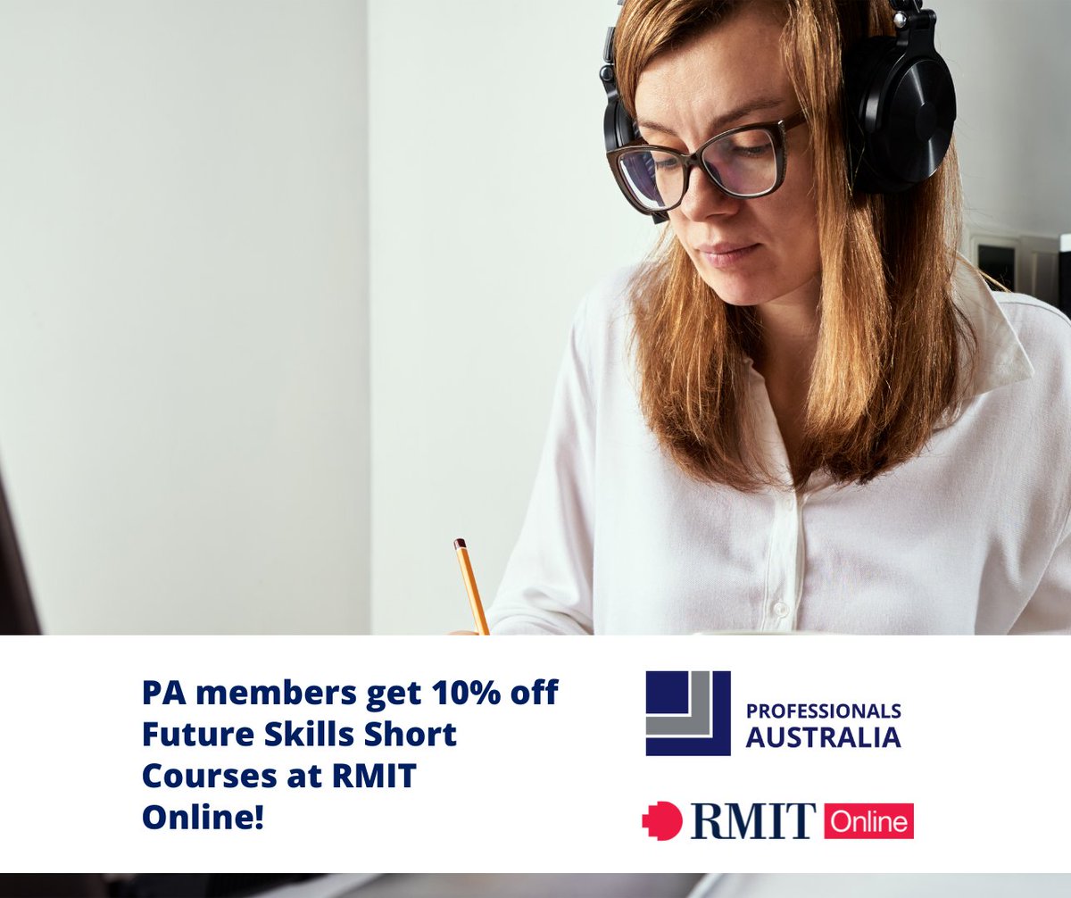 Join a global network and gain a recognized RMIT credential with RMIT Online. Don't miss this opportunity! Log into your member portal to access this special offer: bit.ly/4bAyBNC