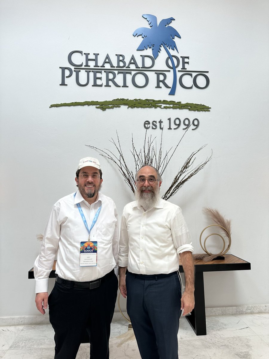 Gary Schlesinger (@garyschlesinger) on Twitter photo Feeling incredibly grateful to <a href="/ChabadLubavitch/">Yaacov  Behrman</a> <a href="/Jewish_PR/">Chabad Jewish Center of Puerto Rico</a> Rabbi and Rebbetzin Mendy Zarchi for their warm hospitality and the delicious Kosher food during my time at the <a href="/SOMOSNEWYORK/">Somos, Inc.</a> #somos2024 Conference in Puerto Rico! Your kindness made the experience even more special! Feeling incredibly grateful to <a href="/ChabadLubavitch/">Yaacov  Behrman</a> <a href="/Jewish_PR/">Chabad Jewish Center of Puerto Rico</a> Rabbi and Rebbetzin Mendy Zarchi for their warm hospitality and the delicious Kosher food during my time at the <a href="/SOMOSNEWYORK/">Somos, Inc.</a> #somos2024 Conference in Puerto Rico! Your kindness made the experience even more special!