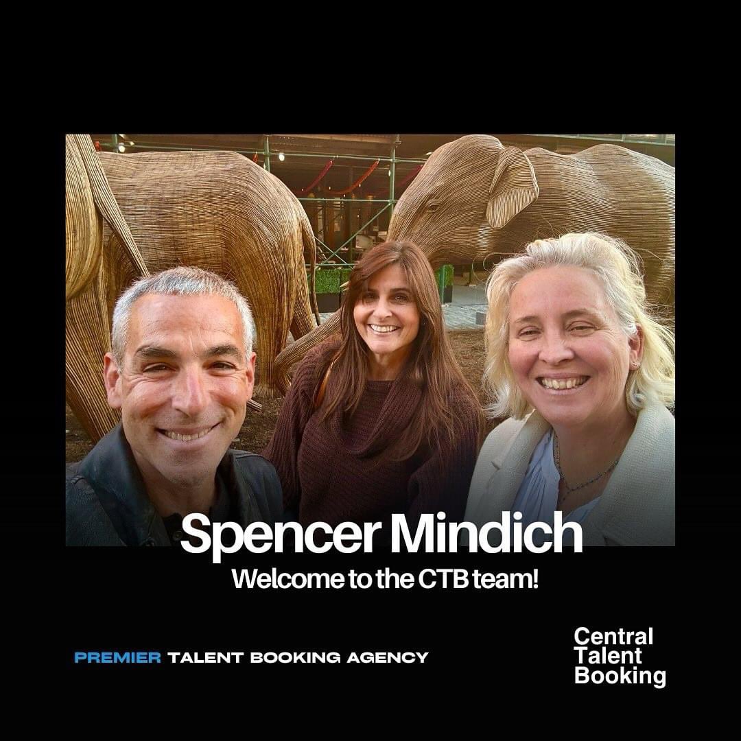 Please join us in giving a big, warm welcome to Spencer Mindich, our newest team member! 👏✨

CTB team continues to grow! 🎉

#TalentBookers #CTBteam #NewMember #TeamGrowth