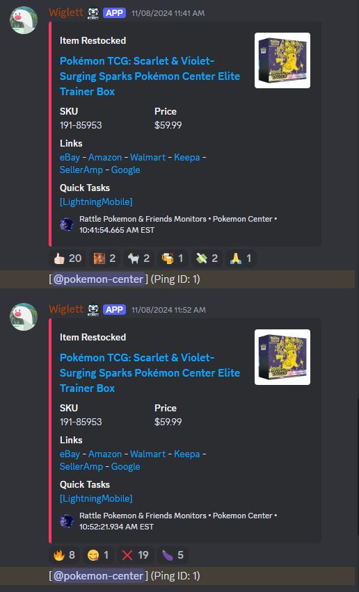 Get the fastest Pokemon card restock notifications for free here:  https://t.co/ZhamtG5X51