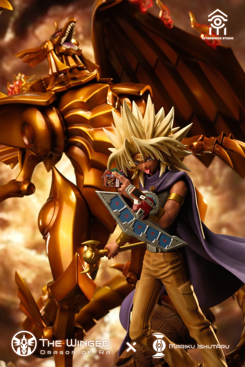 AotGk_official's tweet photo. 📷Aftershock Studio - Mariku & The Winged Dragon of Ra
Measurement:
Height 45cm Width 39cm Length 32cm
https://t.co/ZkCO57so3a
#MarikIshtar #Mariku #yugioh #TheWingedDragonofRa #thesonofgoddragon #anime #collectibles https://t.co/6AzcxlLDJF
