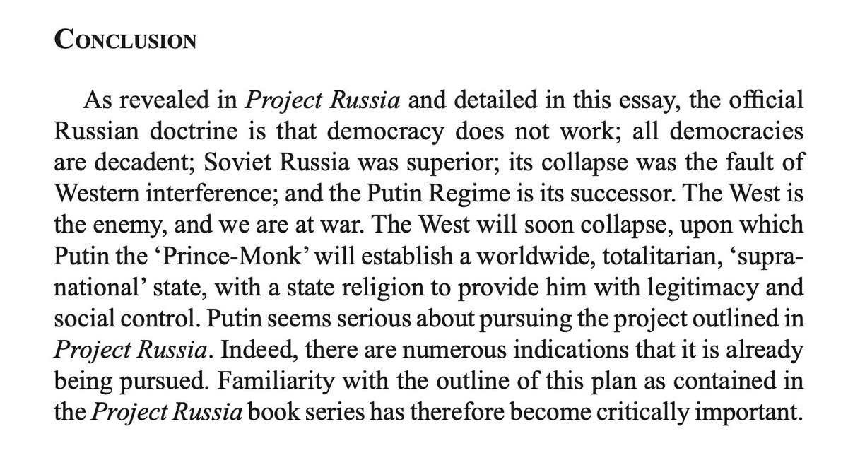 davetroy's tweet image. 🚨 Forget Project 2025 for a minute. What folks should be most concerned about is Project Russia. This is the plan for the dismantling the United States, the dollar, and US hegemony, and we have entered the endgame.
web.archive.org/web/2019042803…