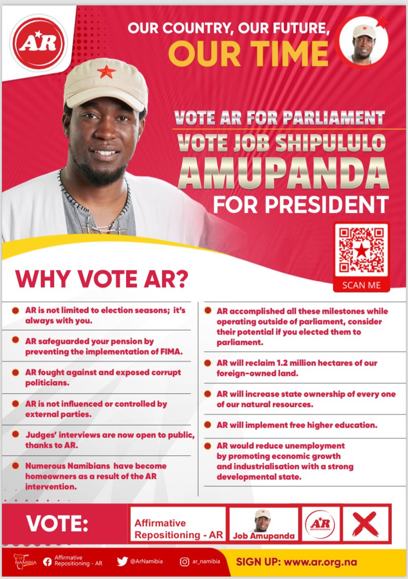 Aupa_shikongo's tweet image. To all government employees, before you make your final decision to vote for someone else, just remember that Job Amupanda fought for you, and he didn't give up. You will soon be allowed to use your pension contributions to GIPF to build your house🙌

#VoteJobAmupanda🗳
#VoteAR🗳
