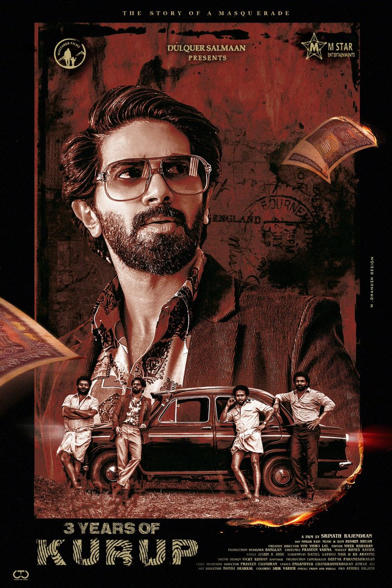 ctcupdates's tweet photo. #3YearsOfKurup 🤩
#DulquerSalman #SobhitaDhulipala #ShineTomChacko #SaijuKurup #AnupamaParameshwaran
#SrinathRajendran #SushinShyam
#WayfarerFilms #DreamWarriorPictures
#Kurup #Nov12 https://t.co/cJ6denvUEu
