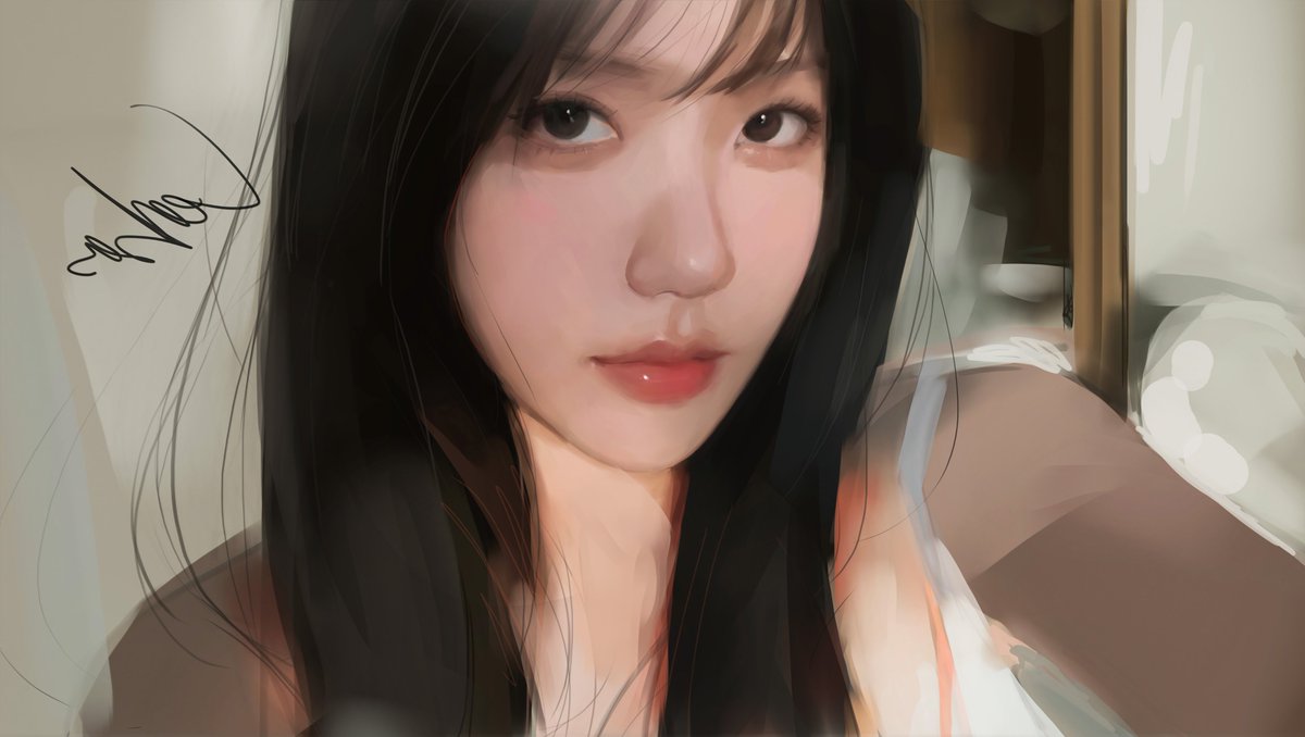 Cerberus__TH's tweet photo. photostudy วาดรูปเหมือน 
ลงงานในทวิตบ้าง 
#painting https://t.co/Yfx7UTeK6a