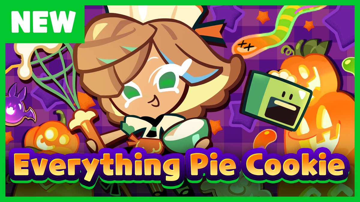 CookieRunOBEN's tweet photo. She can make a pie out of just about anything!
Meet Everything Pie Cookie! 🥧

Watch the preview video here 👉 https://t.co/mD3nByVKzU https://t.co/Gc0L1V7BfC