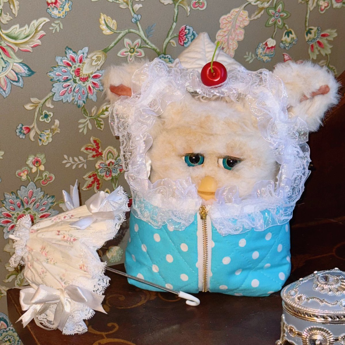 おくるみショルダー、ボンちゃんさん <a href="/p_ggg0303/">【ボンちゃん🍒劇場】</a> が作ってみてくださったよ〜！

しかも！！プレゼント企画当選しました😭🍒
かわいい〜〜〜まんもすうれぴっぷる🎶

#おくるみショルダー