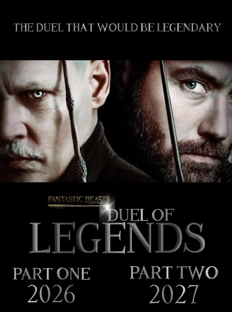 brandonosis's tweet photo. The Duel That Would Be Legendary ✨⚡️🦉Retweet @warnerbros @wbd @jk_rowling #WeWantFB4 #WeWantFB5 #FantasticBeasts4 #FantasticBeasts5 #BringBackJohnnyDepp #NewTina https://t.co/9ot50Iho2P