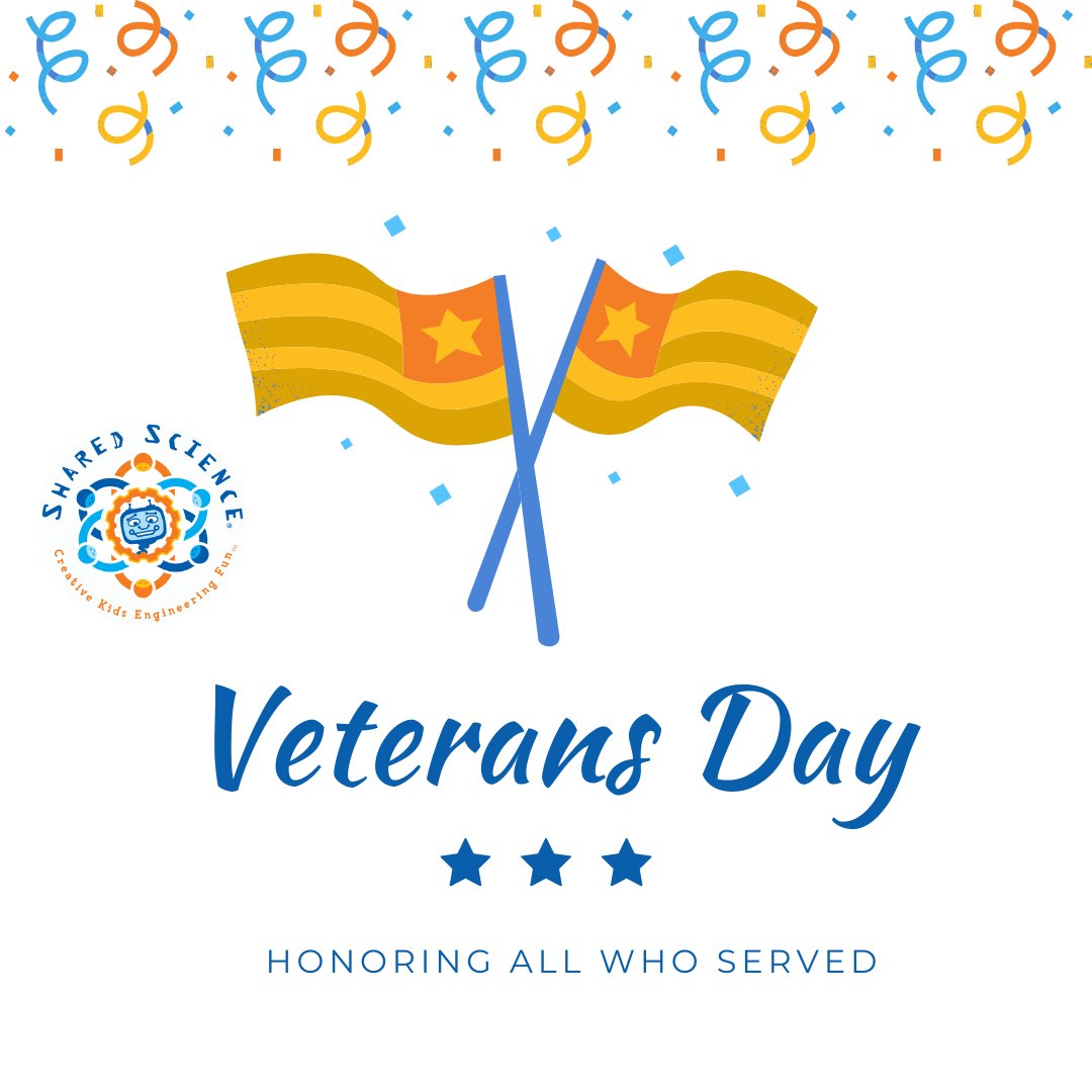 shared_science's tweet image. Happy Veterans Day from Shared Science! We appreciate all those who have served!
#SharedScience #STEM #LongBeach
