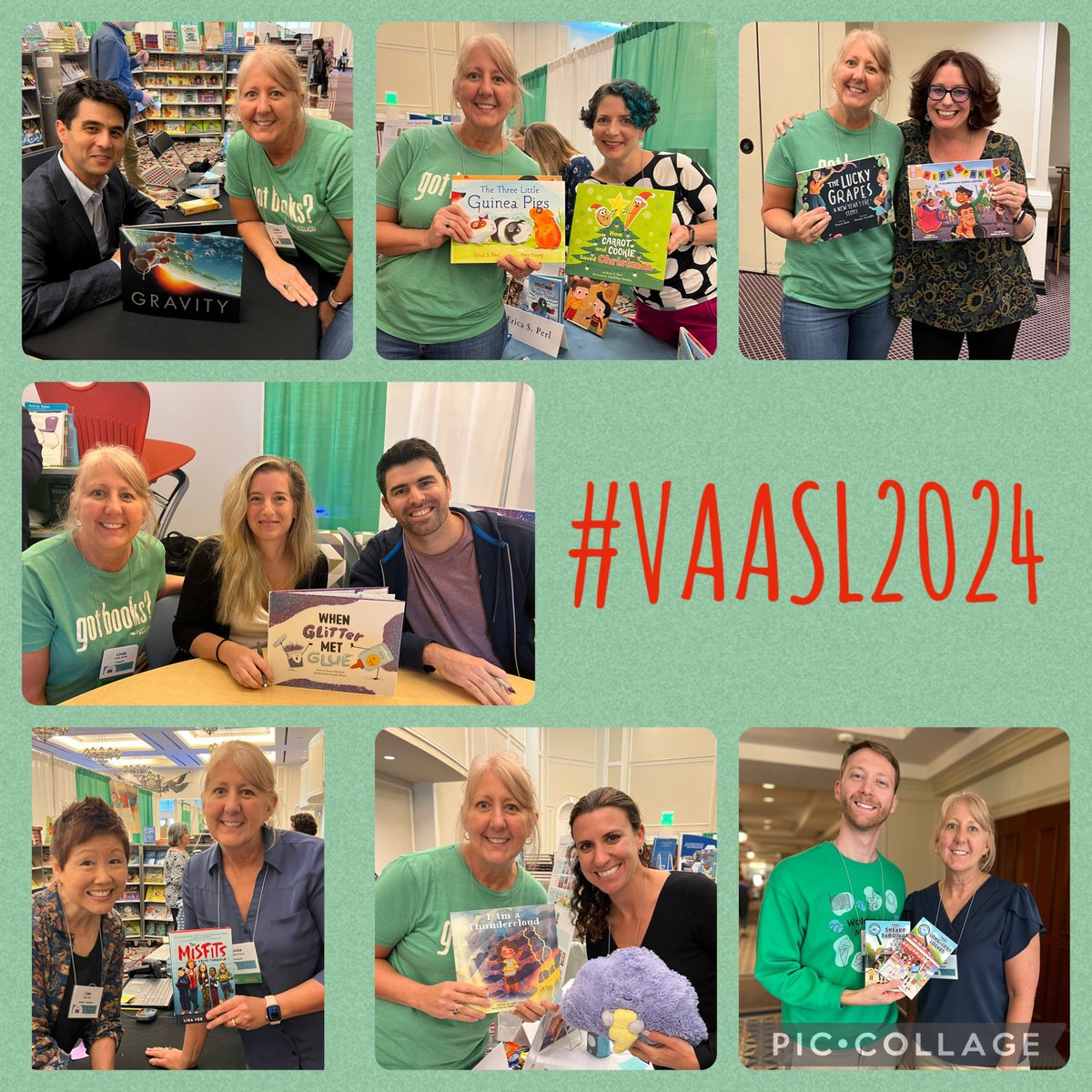 Linda Hume (@lindahume10) on Twitter photo #VAASL2024 was AWESOME!
Learning with other librarians is wonderful…but meeting with authors is so exciting! 📚❤️
<a href="/VAASL/">VAASL</a>
<a href="/FCPS1News/">Fauquier Schools VA - NEWS</a>
<a href="/ericaperl/">Erica S. Perl</a>
@senorakyle
@LisaYee1
<a href="/AuthorKarenK/">Karen Kilpatrick</a>
<a href="/LeahMoserWrites/">Leah Moser</a>
#DavidGorman
#JasonChin #VAASL2024 was AWESOME!
Learning with other librarians is wonderful…but meeting with authors is so exciting! 📚❤️
<a href="/VAASL/">VAASL</a>
<a href="/FCPS1News/">Fauquier Schools VA - NEWS</a>
<a href="/ericaperl/">Erica S. Perl</a>
@senorakyle
@LisaYee1
<a href="/AuthorKarenK/">Karen Kilpatrick</a>
<a href="/LeahMoserWrites/">Leah Moser</a>
#DavidGorman
#JasonChin