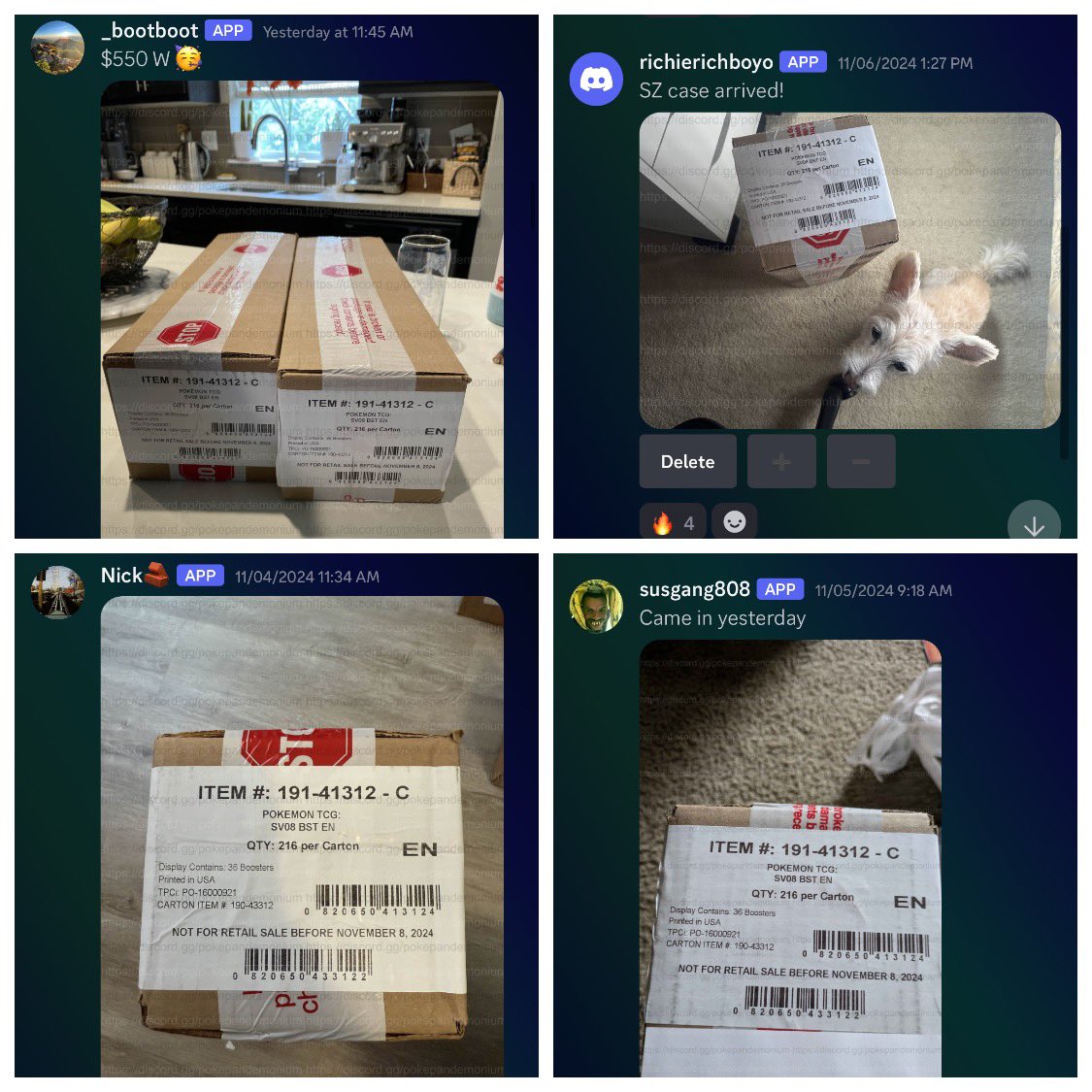 PokePandemonium's tweet photo. Want to snag collectibles at unbeatable prices? Our members recently scored Surging Sparks Booster Box cases for a steal! Join our Discord to unlock access to similar deals and stay ahead of the game!
https://t.co/YAXieDk6ZH
#SurgingSparks #Pikachu #PokemonTCG #PokemonRestocks #PokemonDeals #PokemonCardPocket