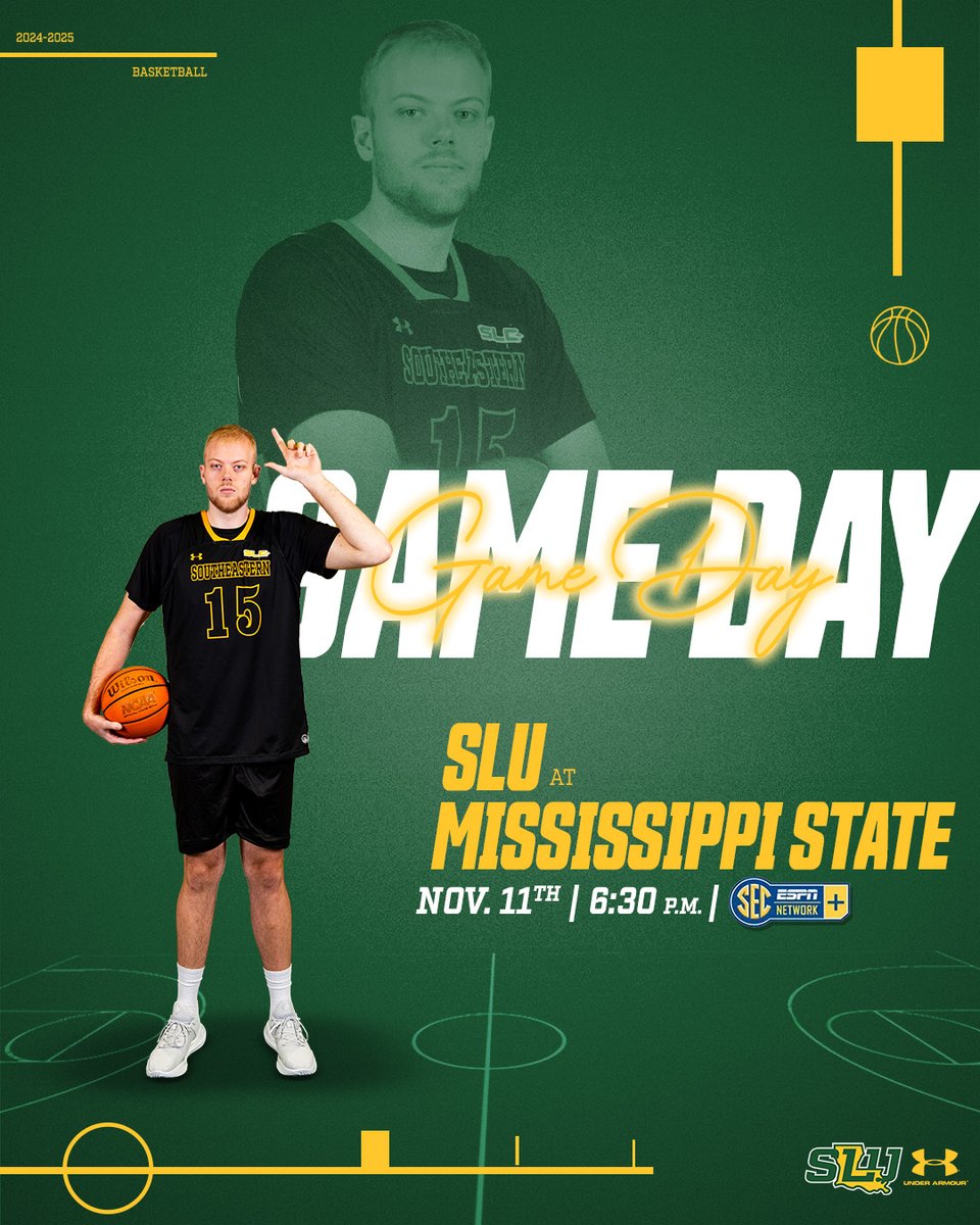 LionUpMBB's tweet photo. #LionUpGameday in Starkville for a clash with Mississippi State.

🦁🏀 (1-1)
🆚 @HailStateMBK (2-0)
🕡 6:30 PM
📍 Starkville, Miss.
📺 SECN+ | https://t.co/21r1D4lBND
📻 90.9 FM The Lion | https://t.co/8DmRxMICoM 
📈 https://t.co/ffkf5e9ESQ

#LionUp 🦁⬆️ https://t.co/4SX3cyZ6j6
