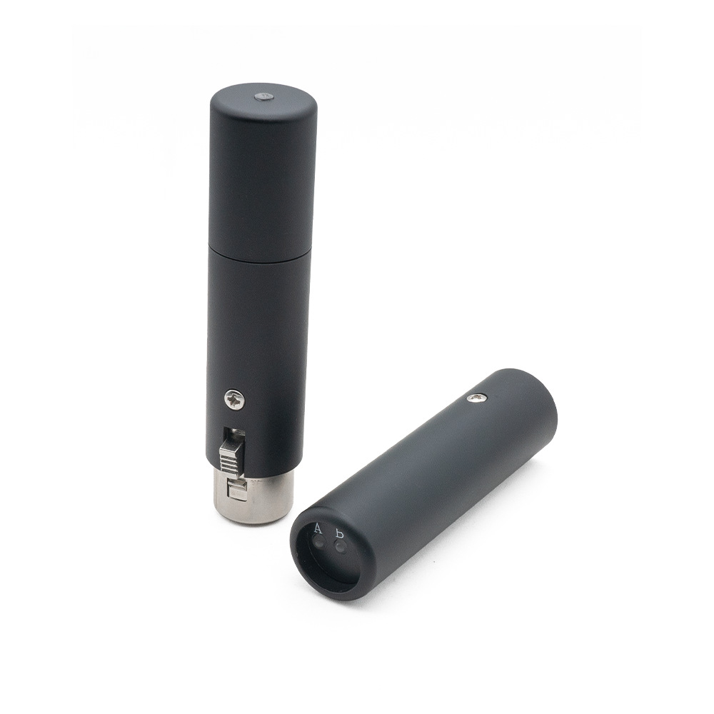 AmyChen0401's tweet image. XLR Sniffer/Sender to detect the Microphone cable remote end cable.

*Using A23 battery.
*Material： aluminum； sturdy and durable.
*Easy to carry around.
*LED display.
*Quick Detection.

E-mail: amy@vertex-audio.com.
#CableTester #MICcable #CableDetection #XLRsniffer #XLRsender