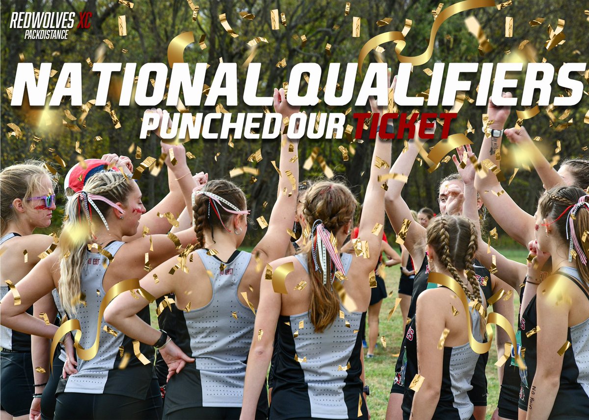 For the First Time In School History Both Teams Punched their Tickets to Nationals in the Same Year! 

Men Via At-Large Bid and Women Via RSC Conference Champions! 

#RedWolfNation
#PackDistance