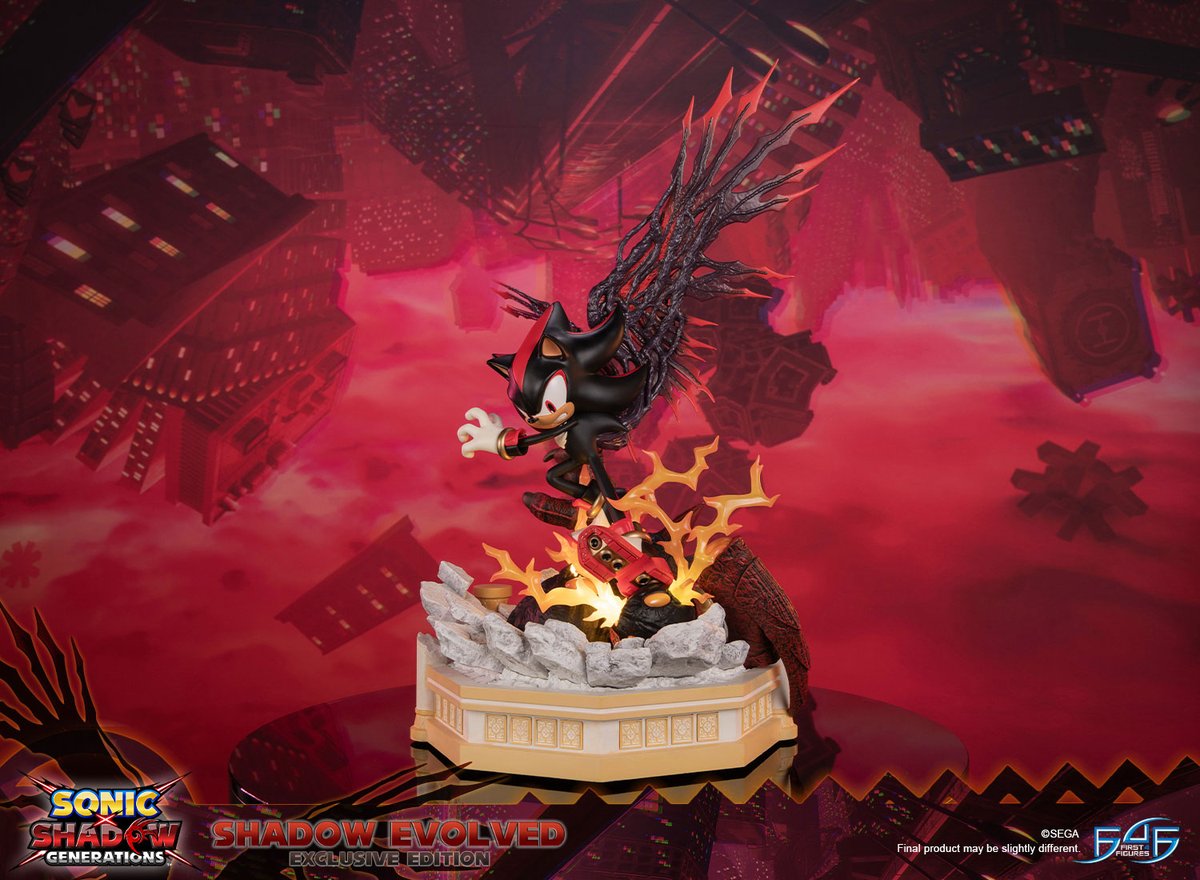 First4Figures's tweet photo. SHADOW EVOLVED PRE-ORDERS NOW OPEN!

[SONIC X SHADOW GENERATIONS - SHADOW EVOLVED EXCLUSIVE EDITION]

Pre-orders for our Sonic X Shadow Generations - Shadow Evolved statue are NOW OPEN! Take advantage of our EARLY BIRD OFFER by placing your orders before 25th November 2024! Don’t miss out on this limited time offer!

https://t.co/ncGlggxSSs
~~~~~~~~~~~~~~~~~~~~~~~~~~~~
And don’t forget to join our #GIVEAWAY for a chance to win a statue! Rules to the giveaway can be found here: https://t.co/Dudi4yTJxR

Secure our other Sonic the Hedgehog statues by snagging them at https://t.co/iRAKpEpmdD!

Tag a Sonic fan in the comments!

#SonicXShadowGenerations #ShadowTheHedgehog #SonicTheHedgehog #SEGA #Statue #VideoGame

@sonic_hedgehog @SEGA