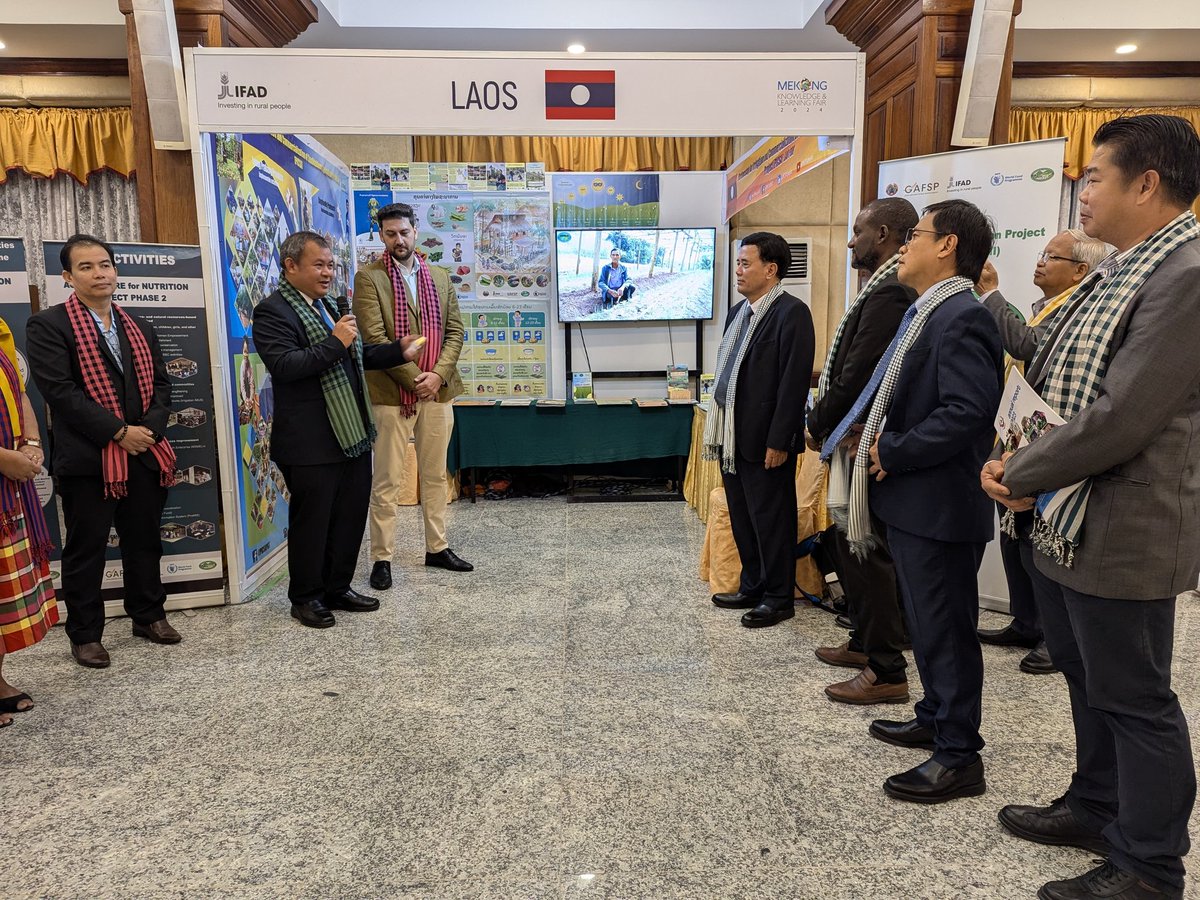 IFADAsia's tweet photo. Reps from #LaoPDR, #Philippines, #VietNam &amp; @AsianFarmers shared examples of how their interventions had helped small-scale farmers grapple w/ climate change. 

This ranged to setting up small enterprises, smart #irrigation, alternate livelihoods &amp; #organic product value chains. https://t.co/07CejWMjrb