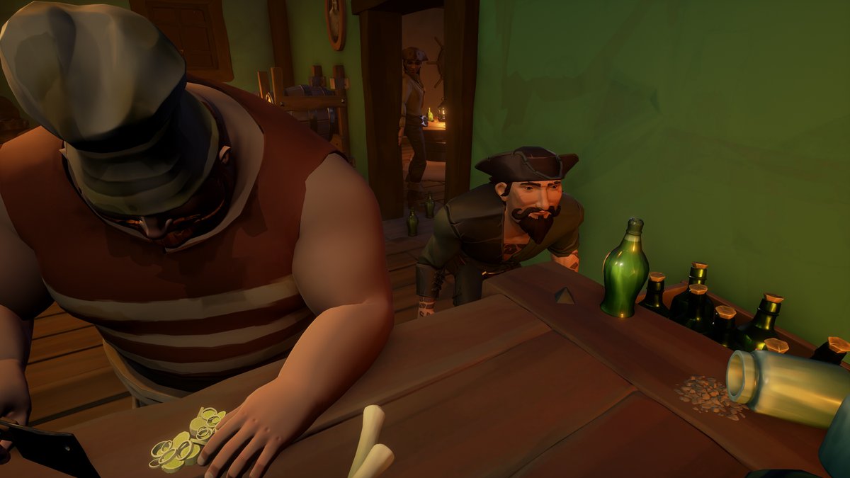 A thief in the kitchen.

Theme: Sneaky Sailors

#SoTShot <a href="/SeaOfThieves/">Sea of Thieves</a> #SeaOfThieves