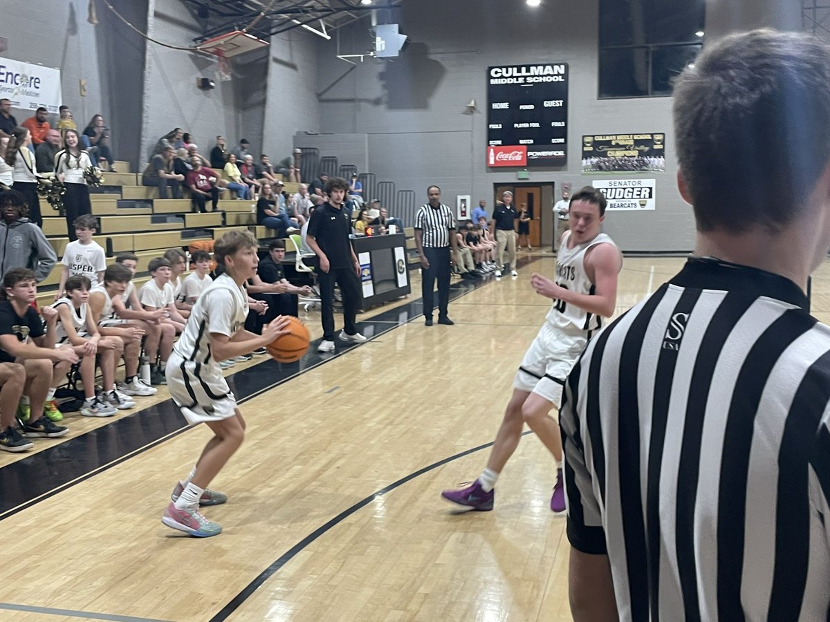 CullmanMiddle's tweet photo. 8th Grade Boys Basketball

Jasper 18

Cullman 47

FINAL🏀 https://t.co/Mq3Cgt7ZPs