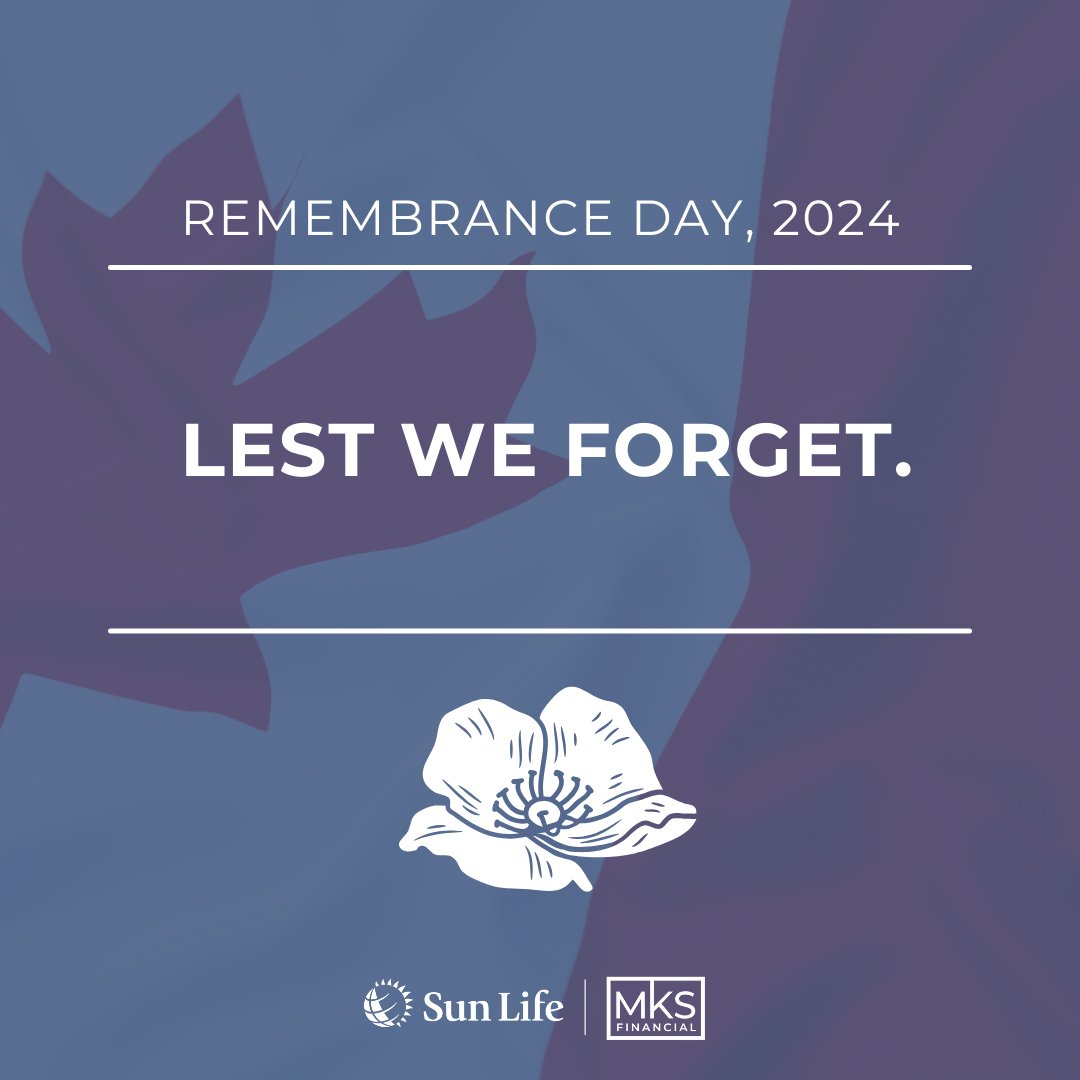 MKSFinancial's tweet photo. Today, we pause to honour the courage and sacrifice of those who served and continue to serve our country. We will never forget. #RemebranceDay #LestWeForget https://t.co/X6sT3QRH7g